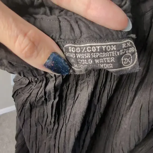 Vintage Gothic Maxi Skirt - Picture 5 of 6